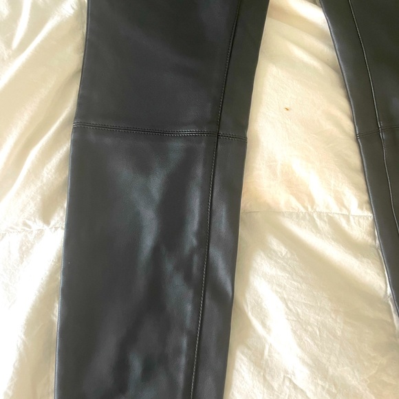 S O L D ***RW&Co Black Vegan Leather pants - Picture 5 of 7